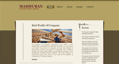 Desktop Screenshot of madhubancon.com