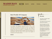 Tablet Screenshot of madhubancon.com